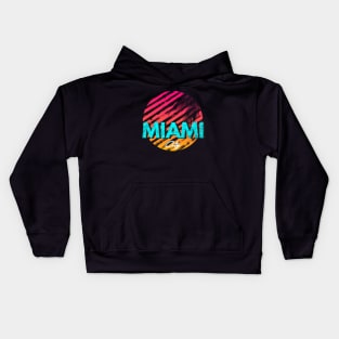 MIAMI CITY RETRO Kids Hoodie